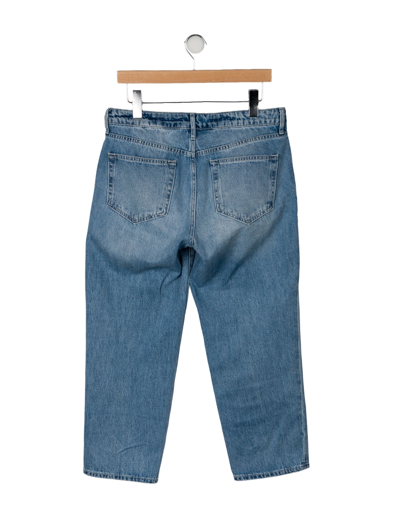 L'Agence Mid-Rise Straight Leg Jeans