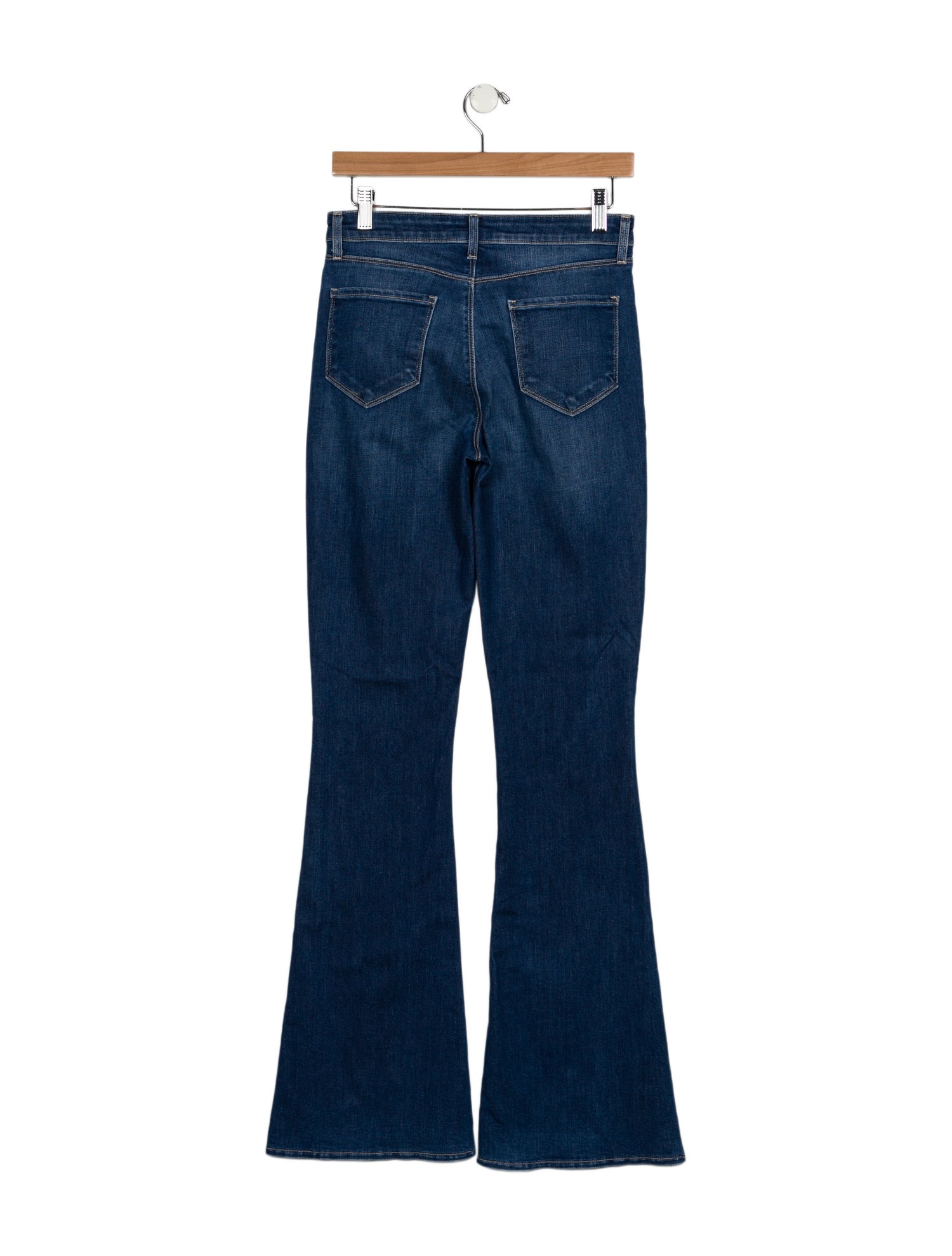 L'Agence Mid-Rise Wide Leg Jeans