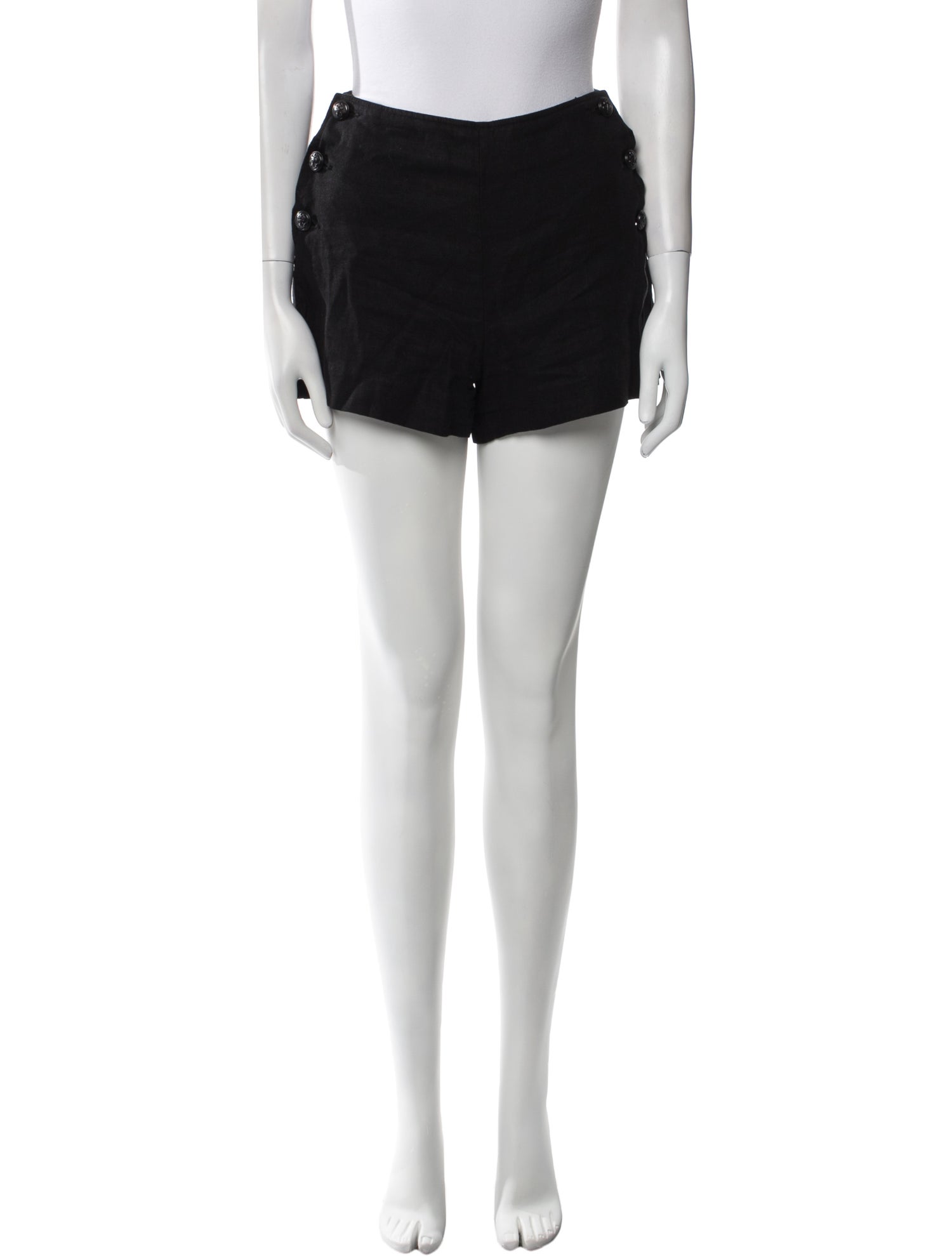 L'Agence Linen Mini Shorts