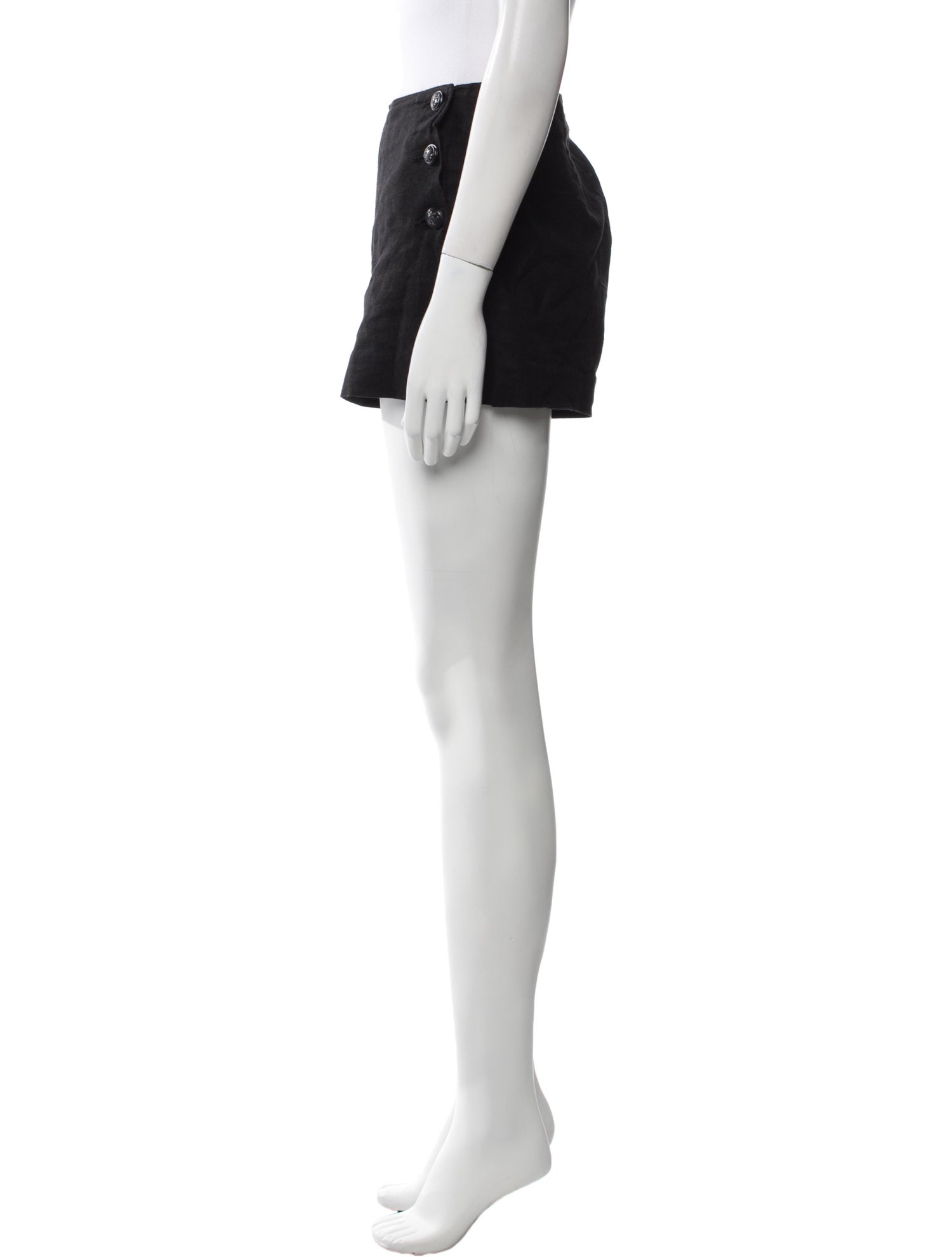 L'Agence Linen Mini Shorts