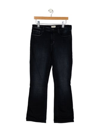 L'Agence Mid-Rise Straight Leg Jeans