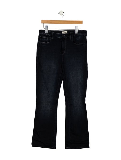 L'Agence Mid-Rise Straight Leg Jeans