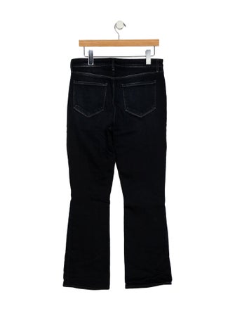 L'Agence Mid-Rise Straight Leg Jeans