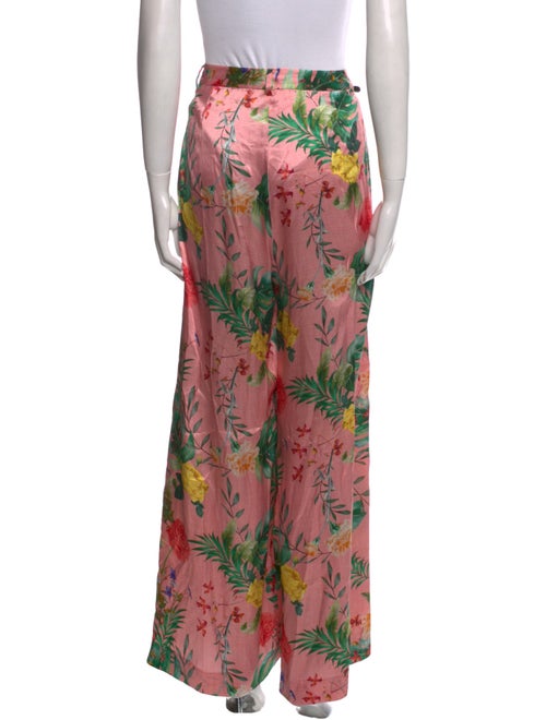 L'Agence Silk Wide Leg Pants