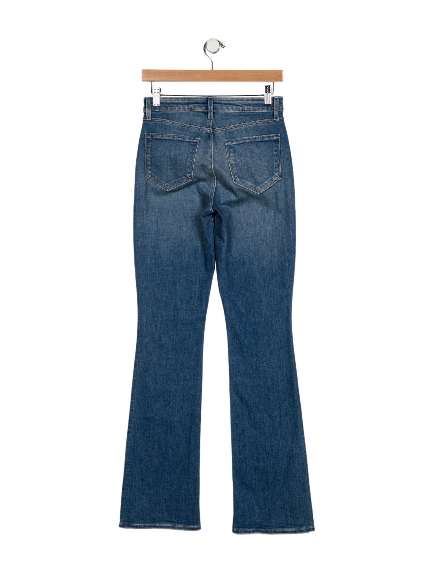 L'Agence Mid-Rise Straight Leg Jeans