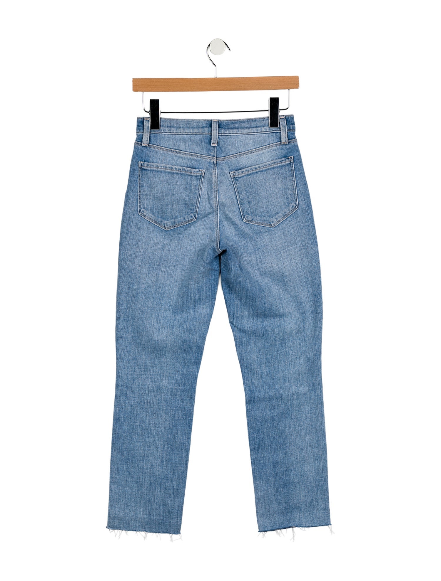 L'Agence Mid-Rise Straight Leg Jeans