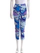 L'Agence Printed Straight Leg Pants
