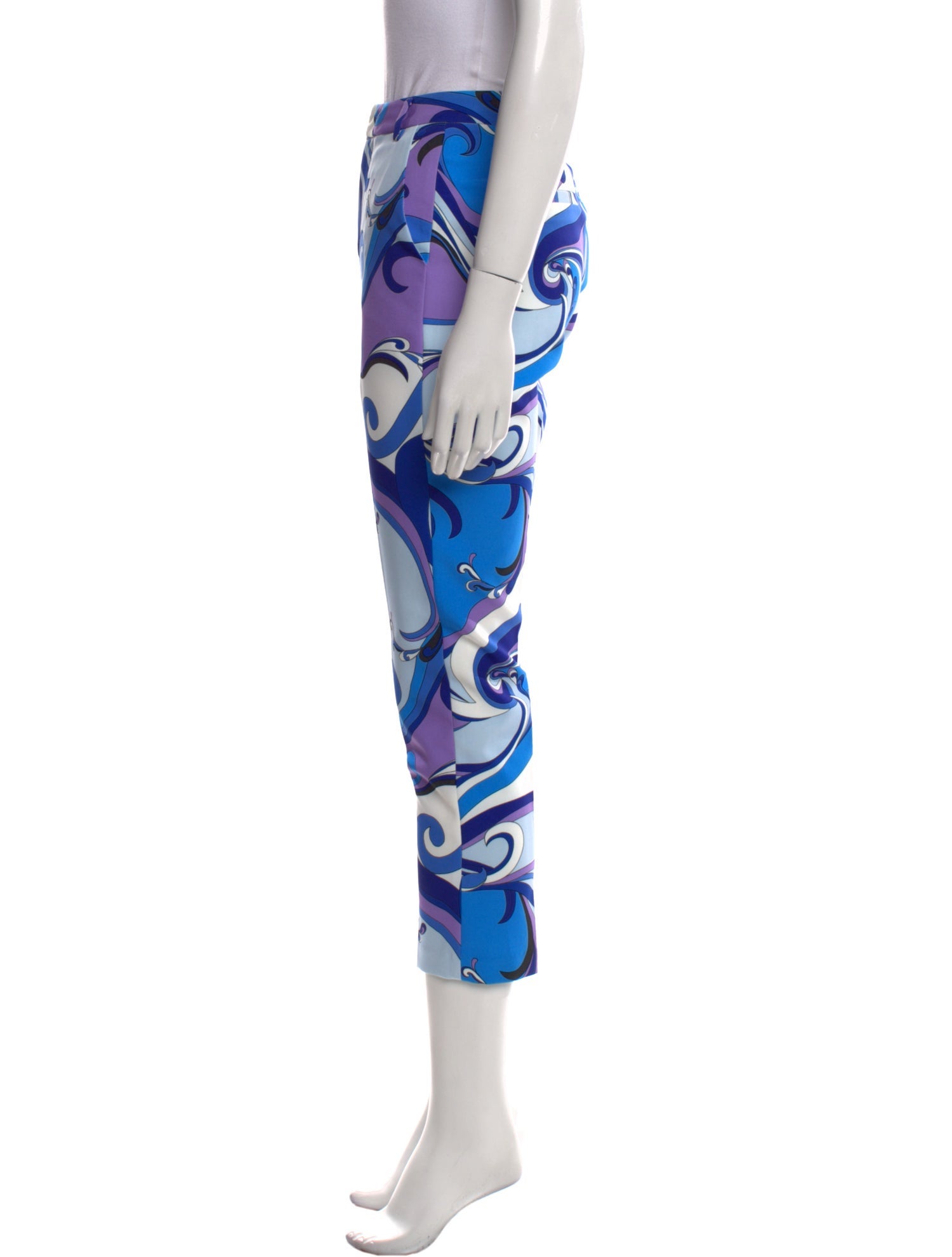 L'Agence Printed Straight Leg Pants