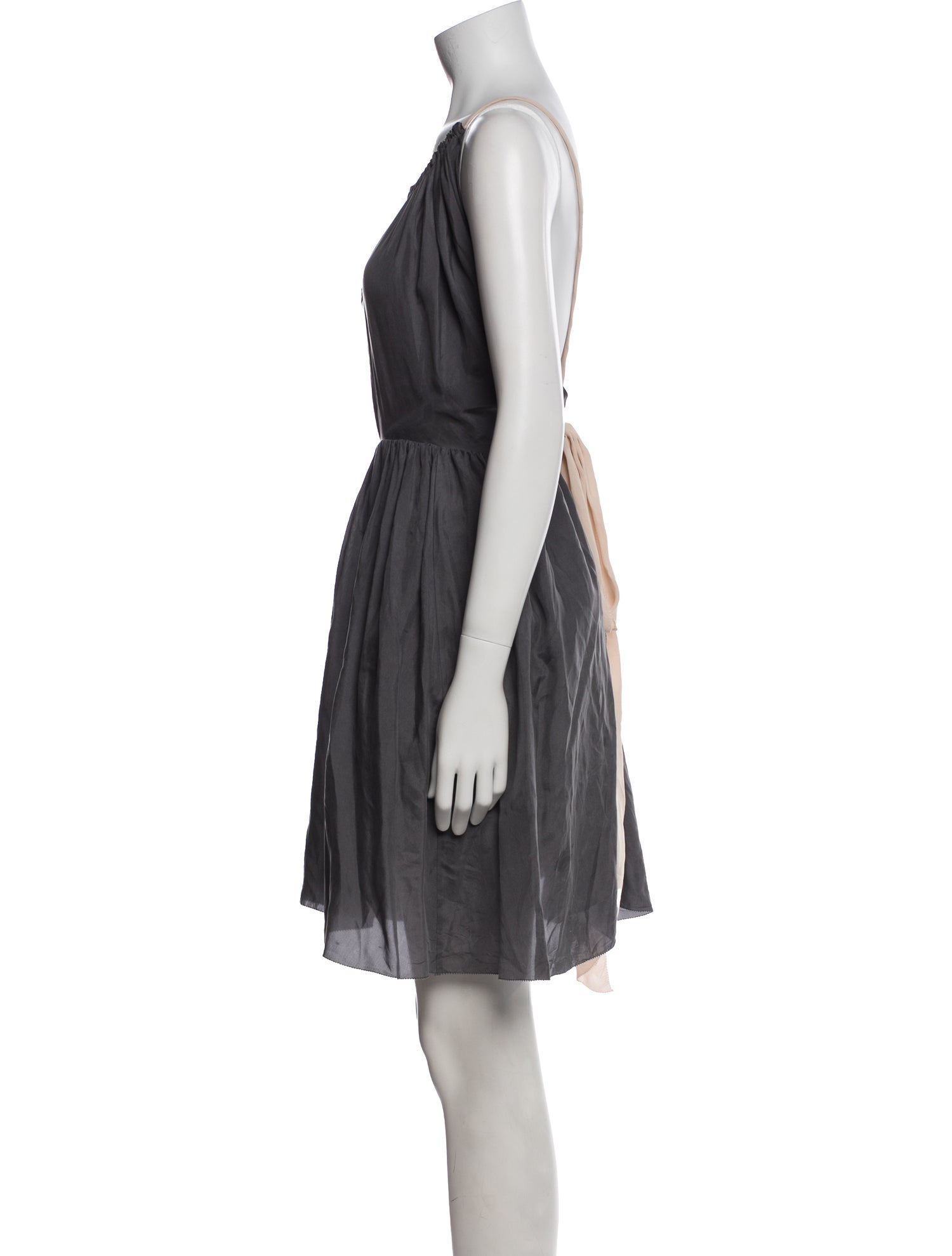 L'Agence Silk Mini Dress