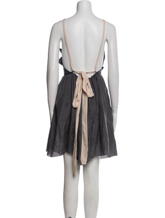 L'Agence Silk Mini Dress