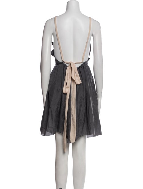 L'Agence Silk Mini Dress