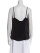 L'Agence Silk V-Neck Top