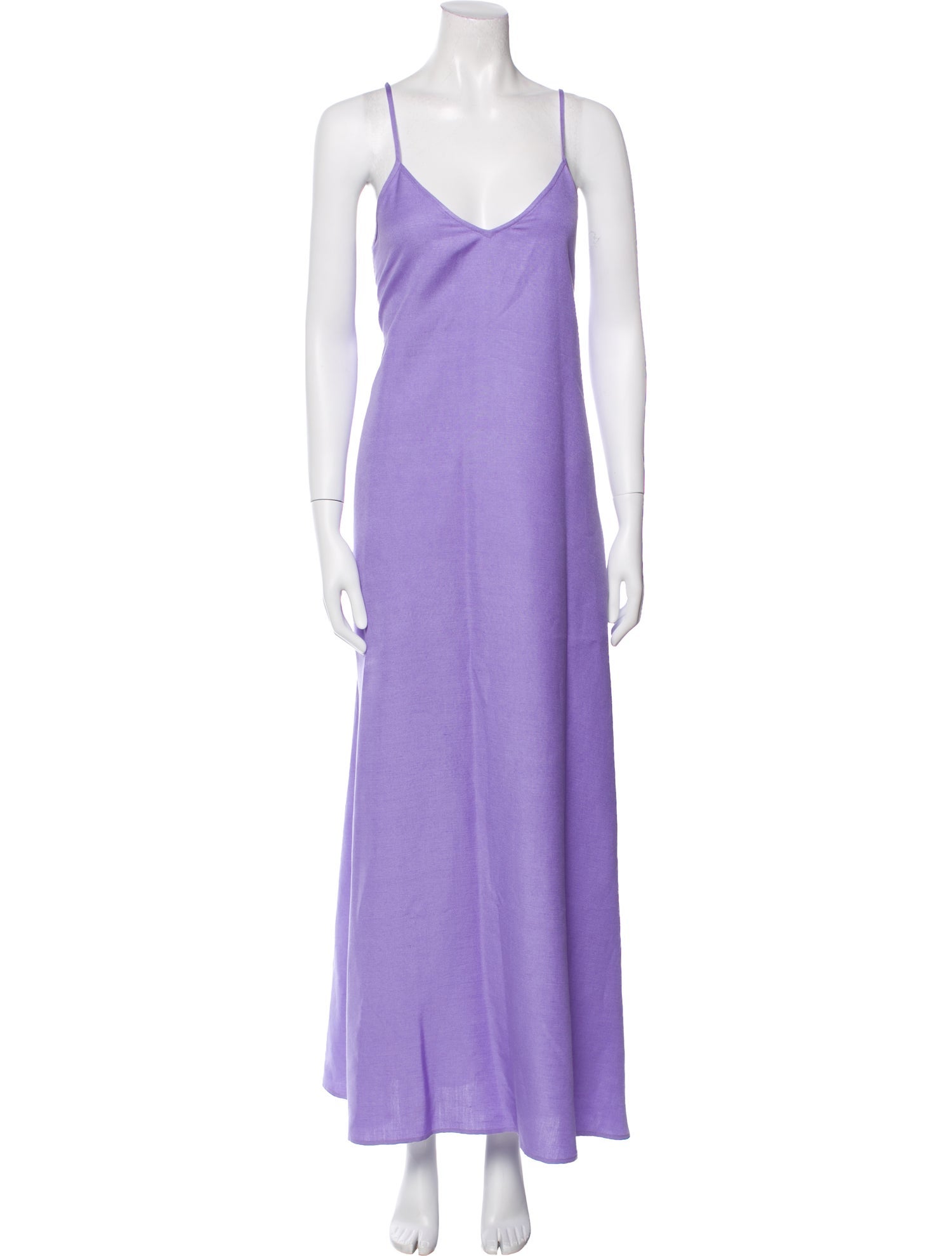 L'Agence Linen Long Dress