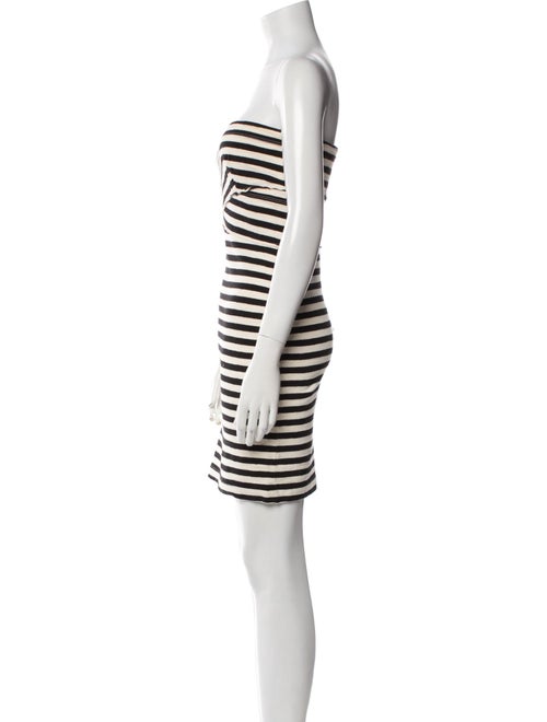 L'Agence Striped Mini Dress