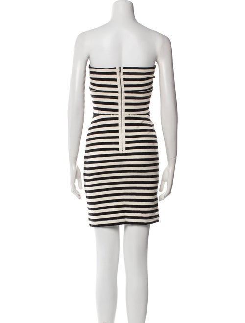 L'Agence Striped Mini Dress
