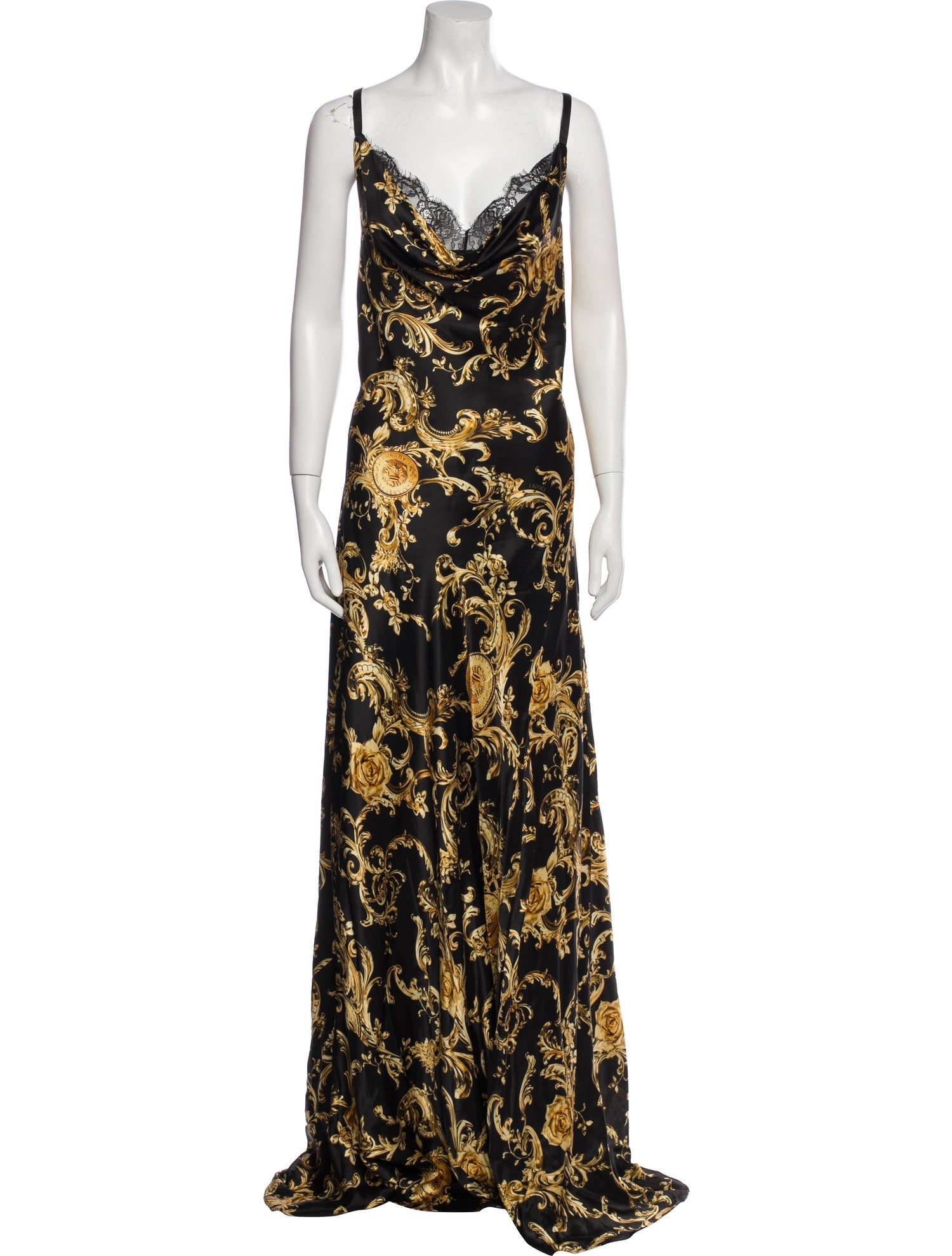 L'Agence Silk Long Dress