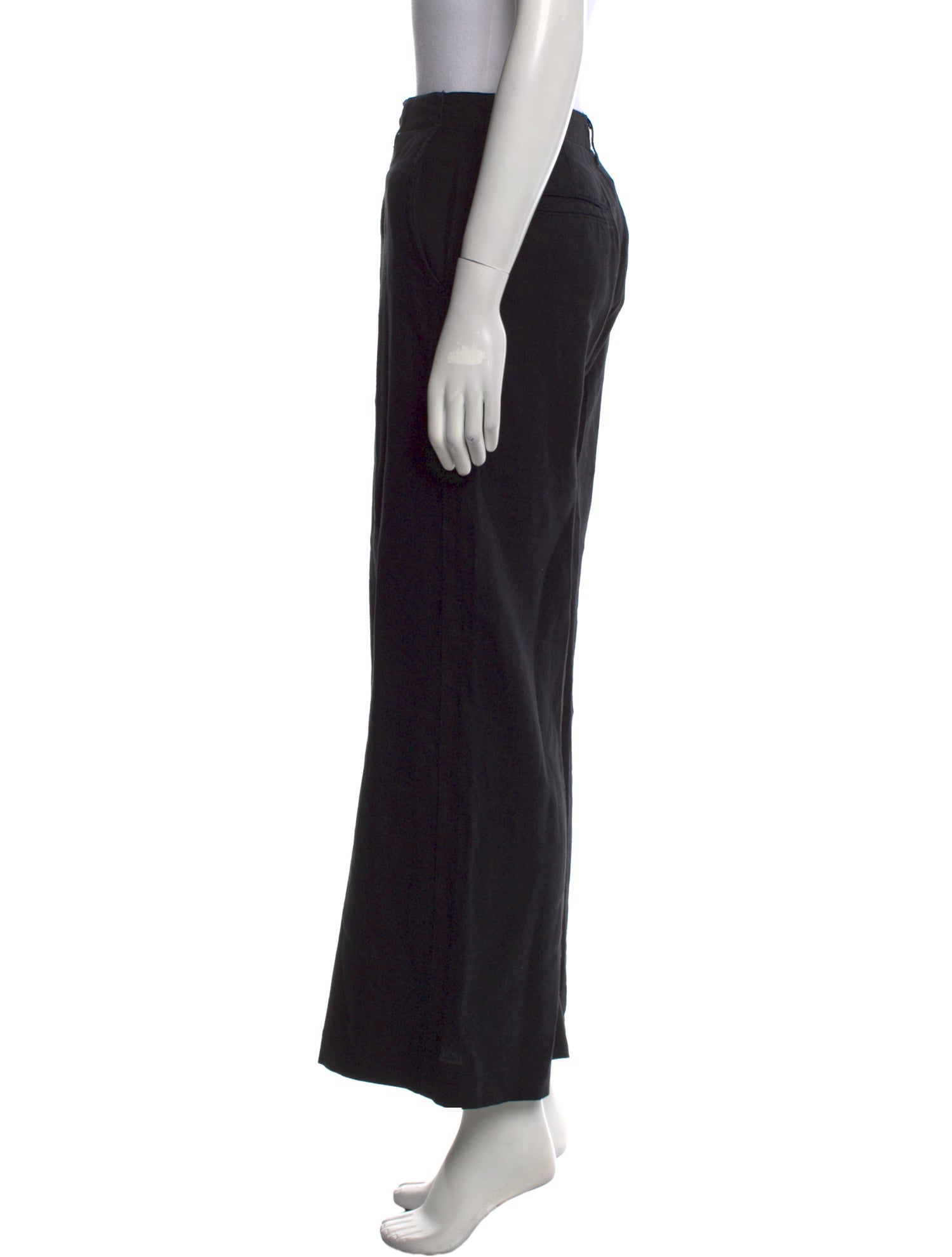 L'Agence Linen Wide Leg Pants