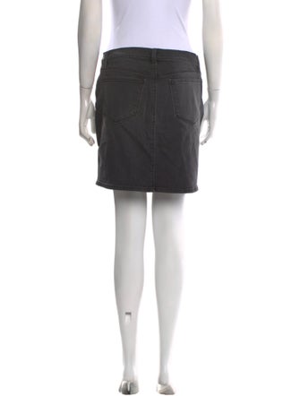 L'Agence Bow Accents Mini Skirt