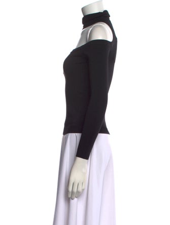 L'Agence Turtleneck Long Sleeve Top