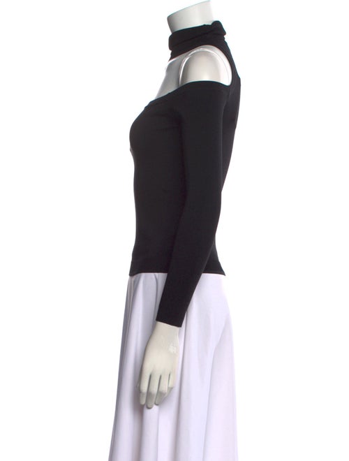 L'Agence Turtleneck Long Sleeve Top