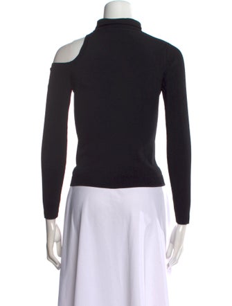L'Agence Turtleneck Long Sleeve Top
