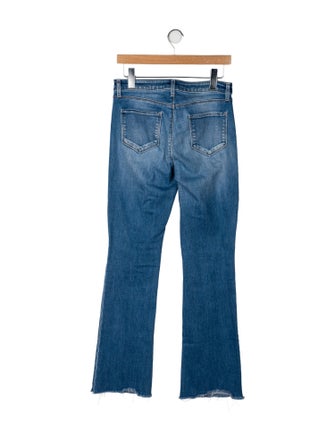 L'Agence Mid-Rise Straight Leg Jeans