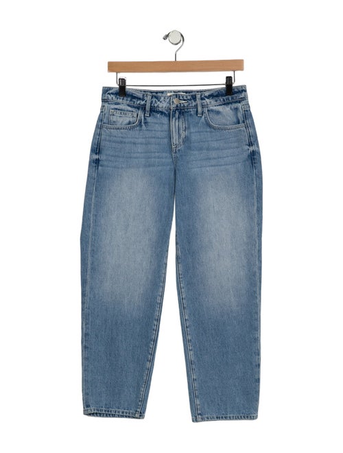 L'Agence Mid-Rise Straight Leg Jeans