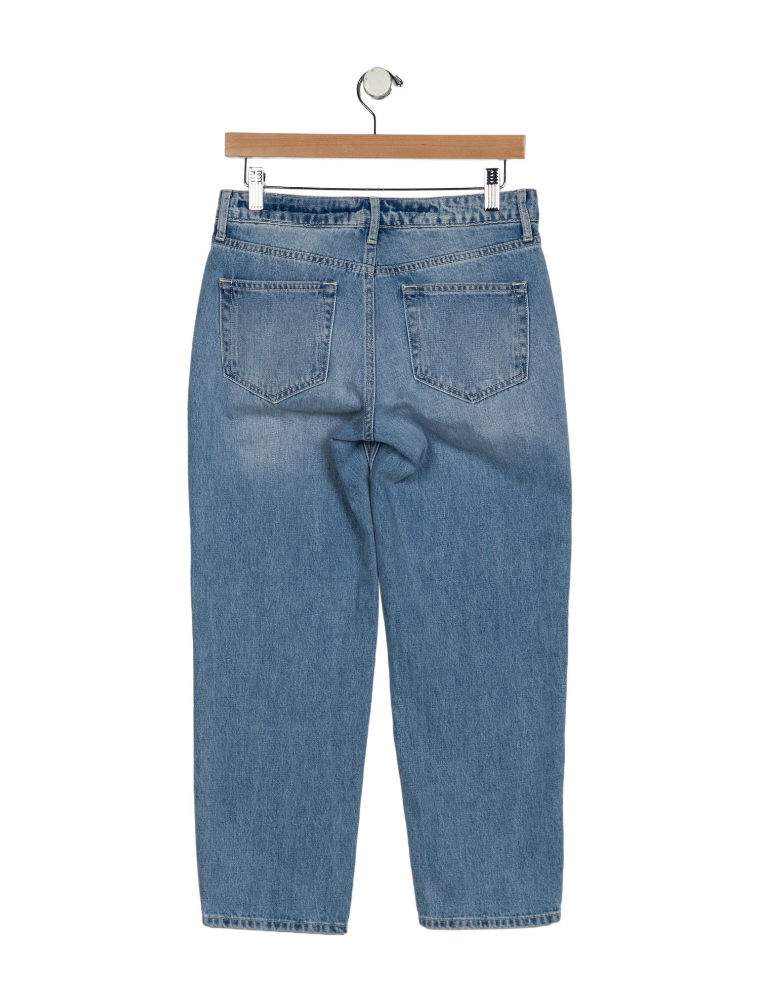 L'Agence Mid-Rise Straight Leg Jeans