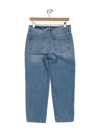L'Agence Mid-Rise Straight Leg Jeans