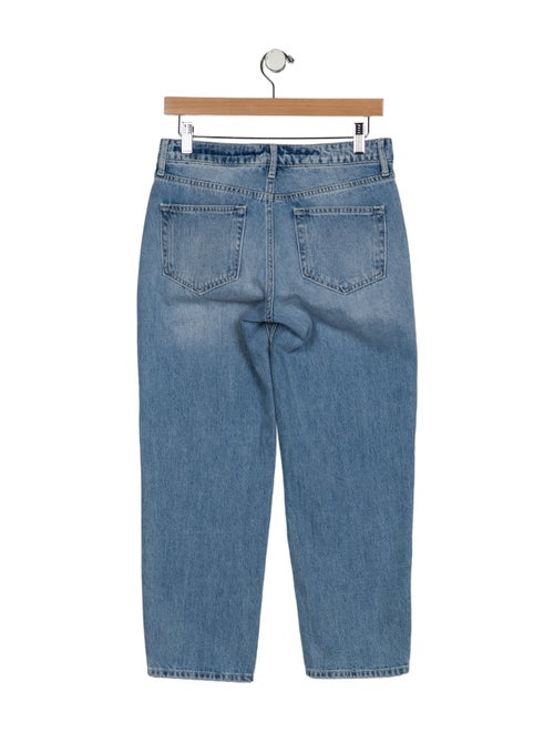 L'Agence Mid-Rise Straight Leg Jeans