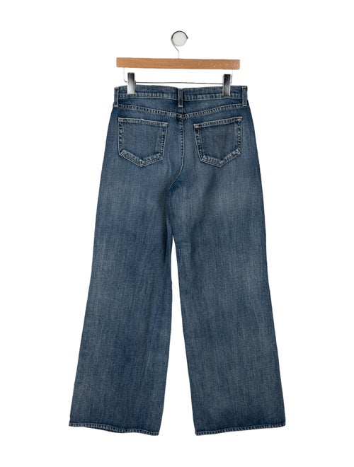 L'Agence Mid-Rise Wide Leg Jeans