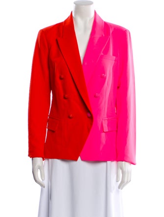 L'Agence Colorblock Pattern Blazer