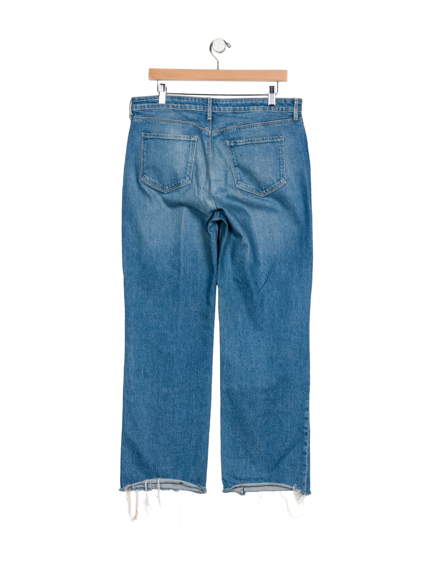 L'Agence Mid-Rise Wide Leg Jeans