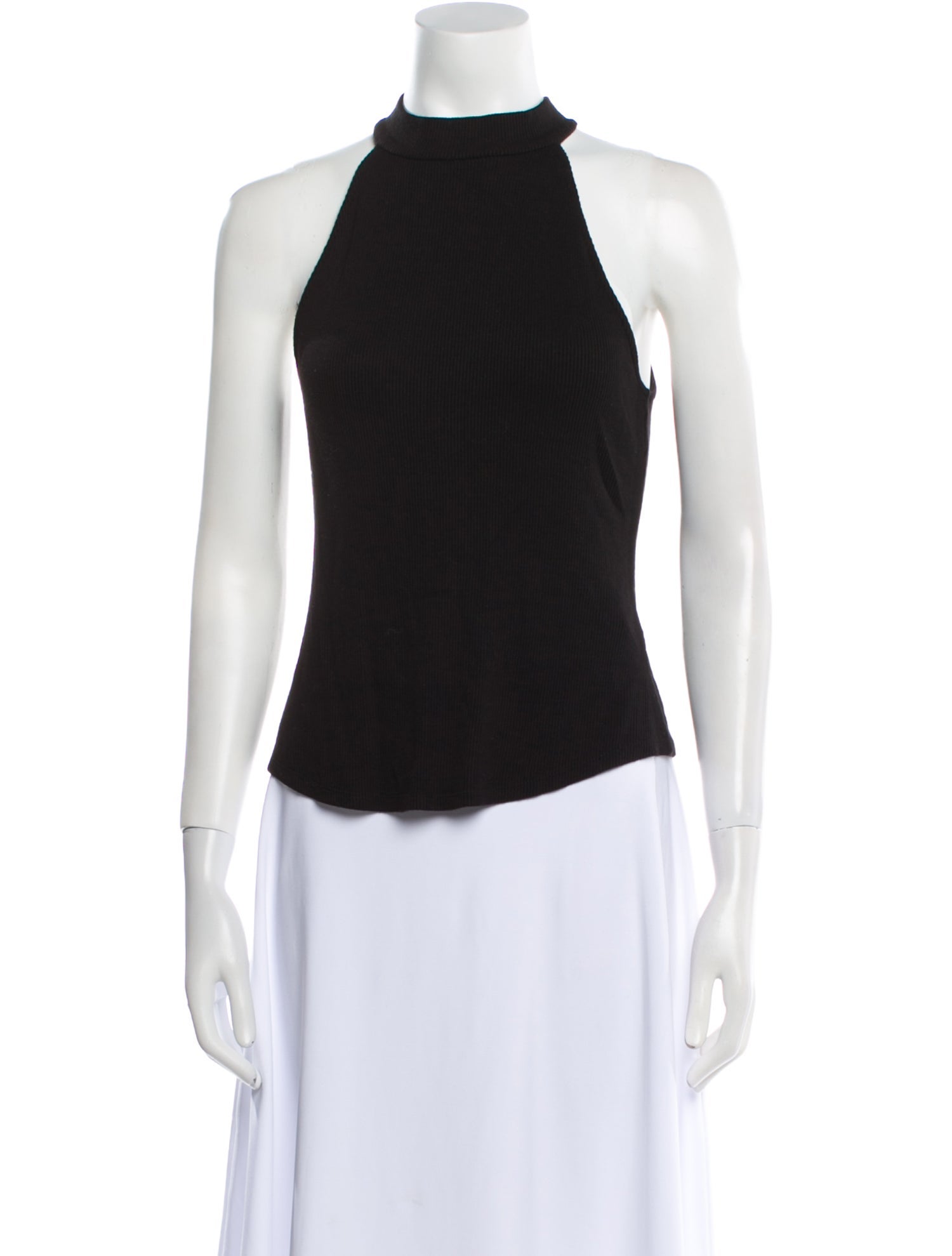 L'Agence Halterneck Sleeveless Top