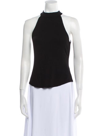 L'Agence Halterneck Sleeveless Top