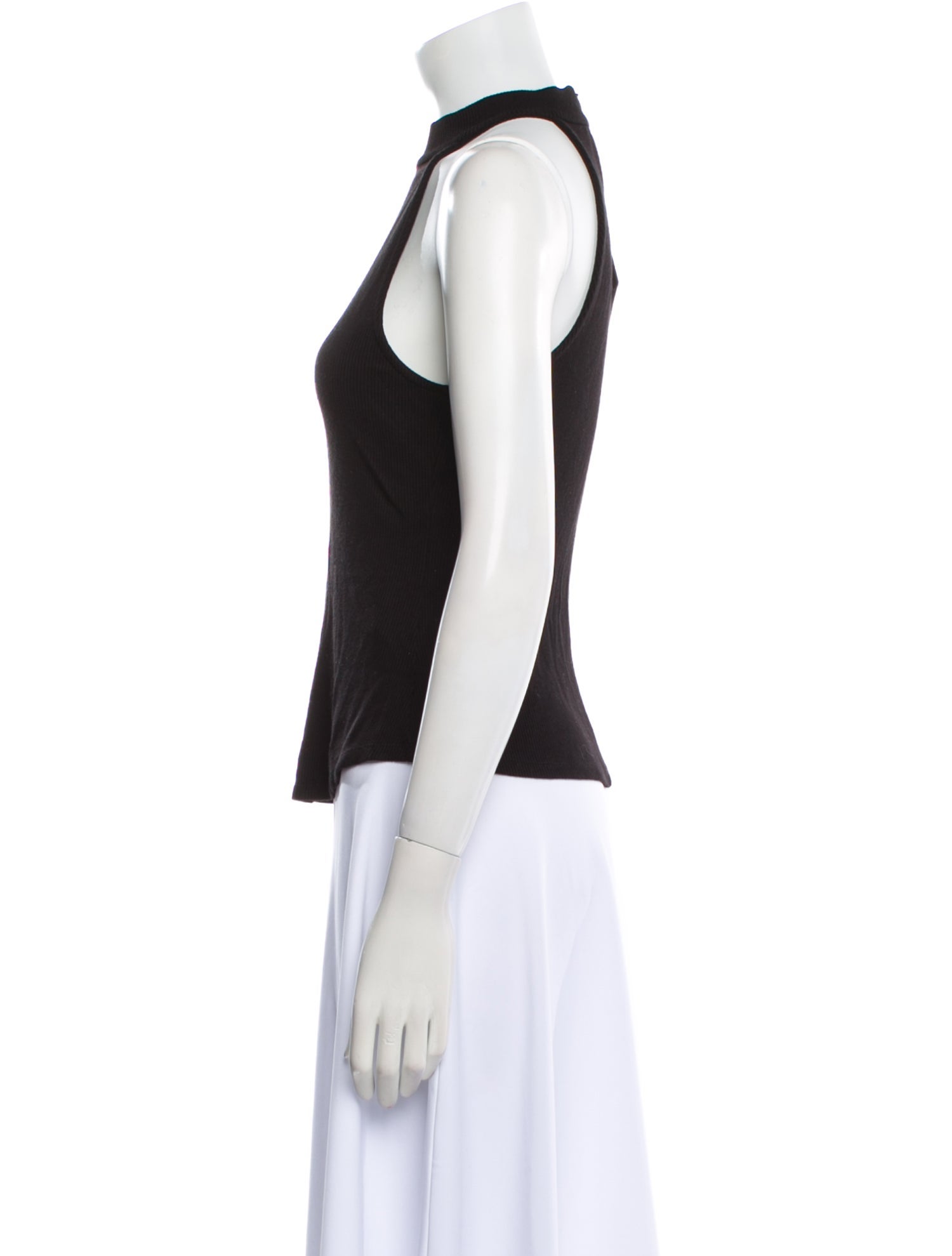L'Agence Halterneck Sleeveless Top