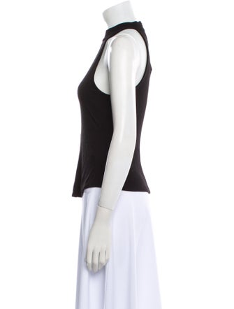 L'Agence Halterneck Sleeveless Top