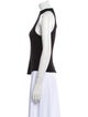 L'Agence Halterneck Sleeveless Top