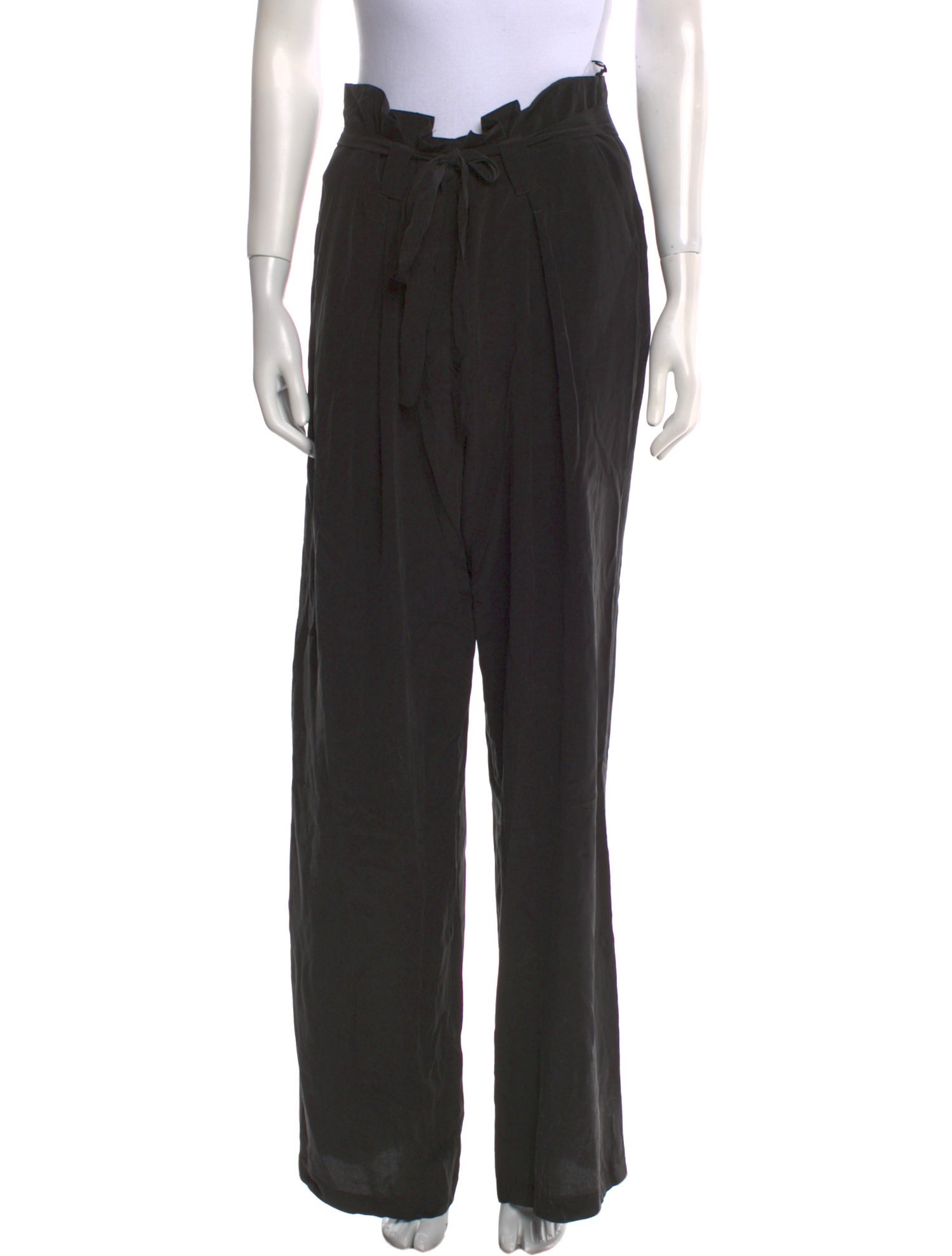 L'Agence Silk Wide Leg Pants