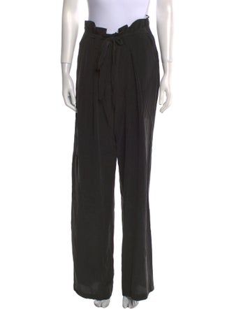L'Agence Silk Wide Leg Pants