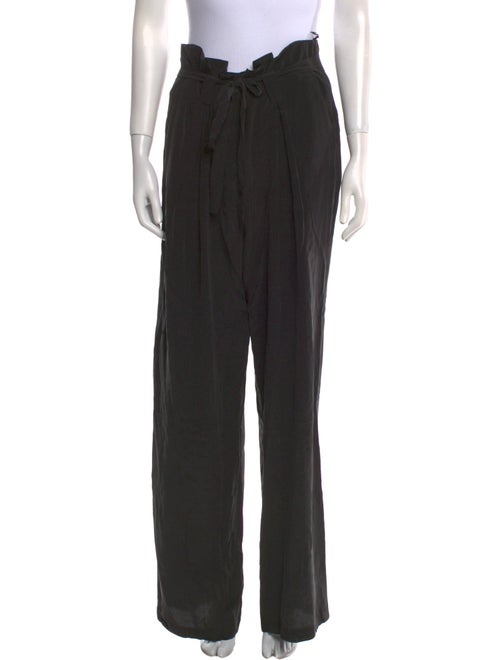 L'Agence Silk Wide Leg Pants