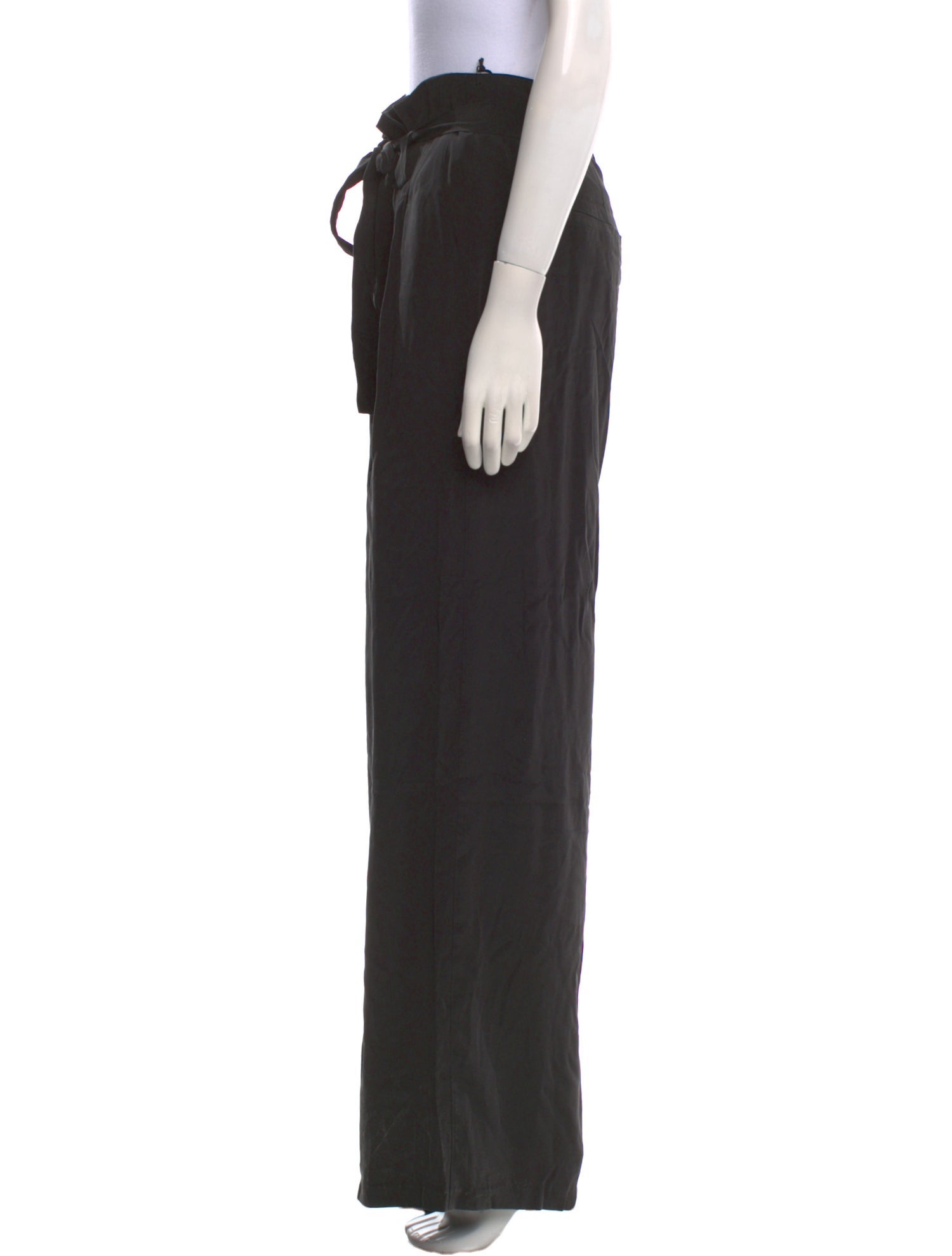 L'Agence Silk Wide Leg Pants