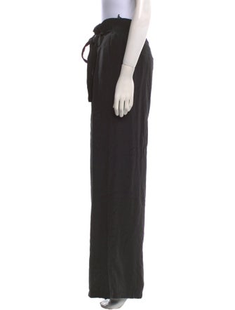 L'Agence Silk Wide Leg Pants