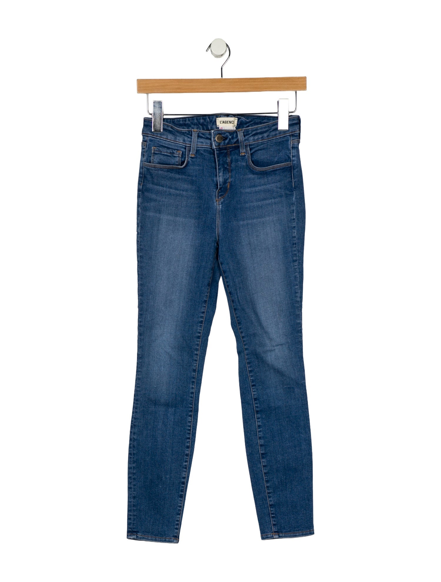 L'Agence Mid-Rise Skinny Leg Jeans