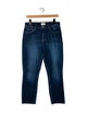 L'Agence Mid-Rise Straight Leg Jeans