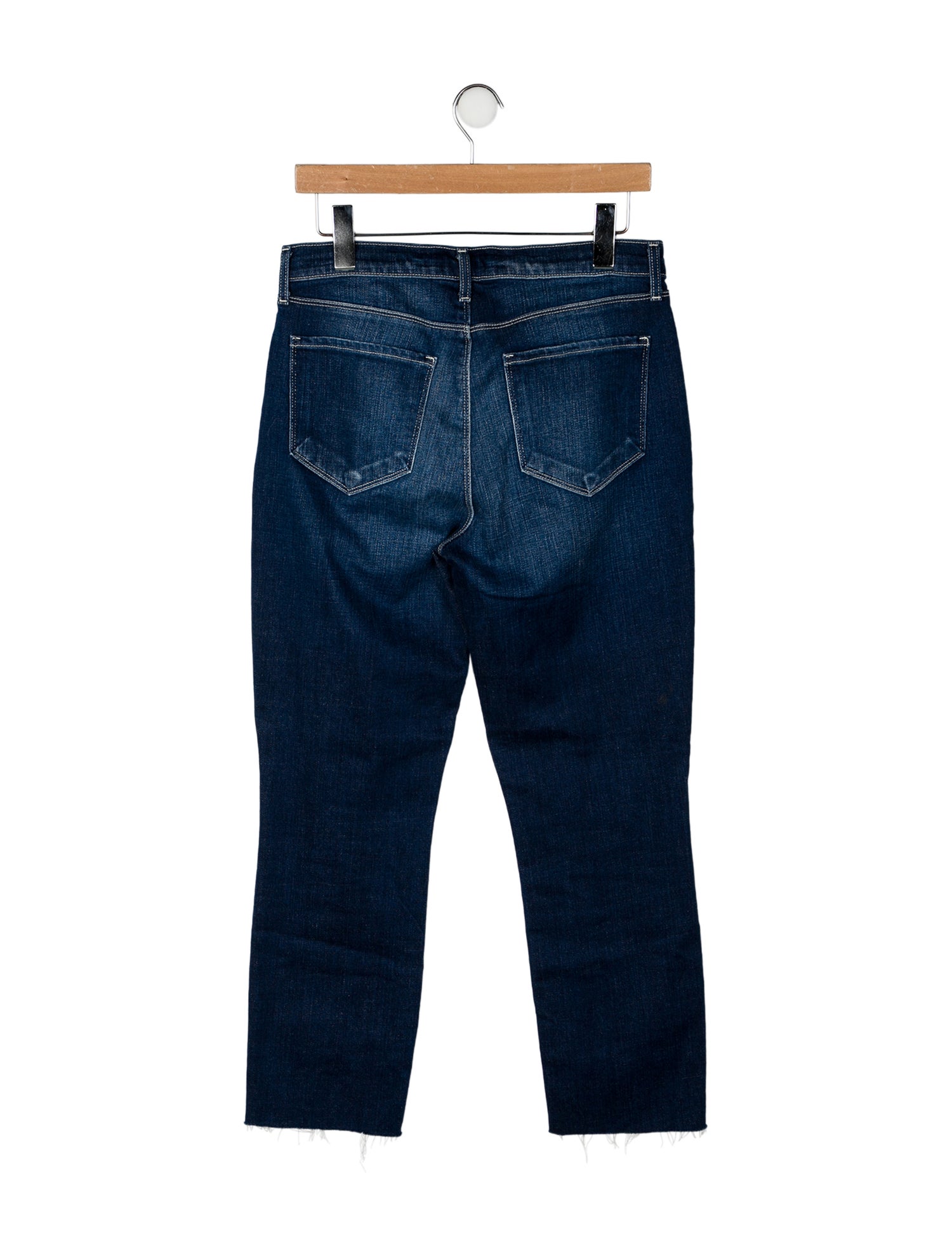 L'Agence Mid-Rise Straight Leg Jeans