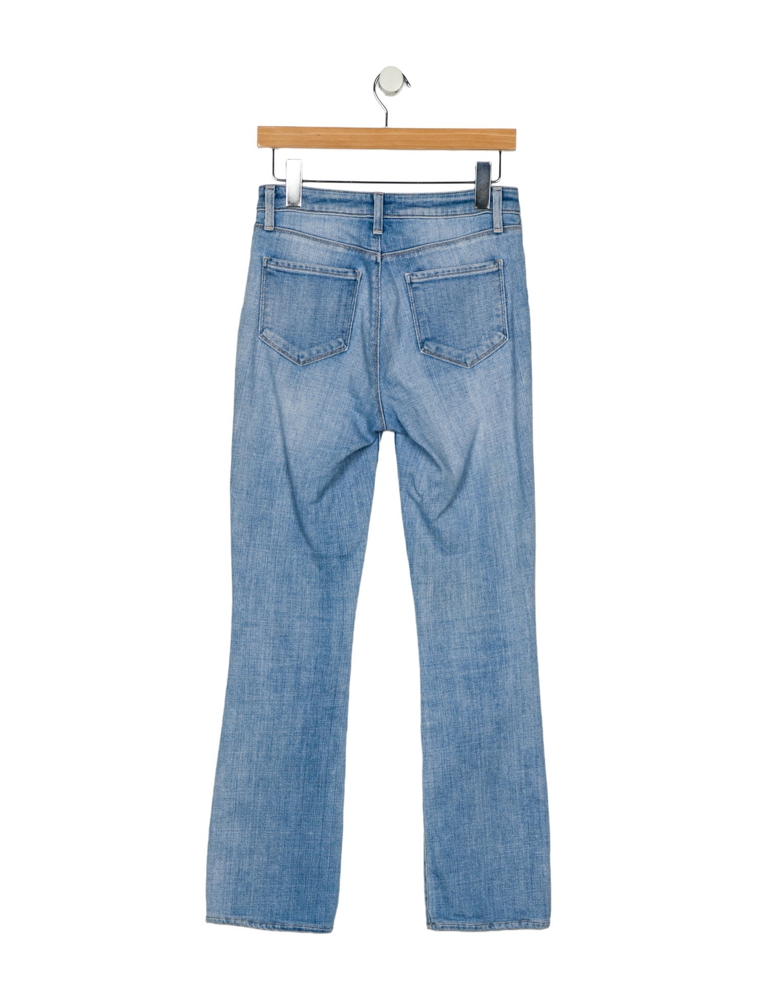 L'Agence Mid-Rise Straight Leg Jeans