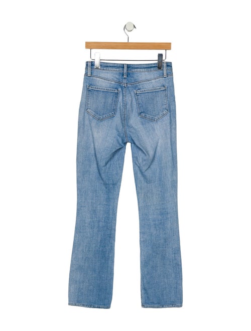 L'Agence Mid-Rise Straight Leg Jeans