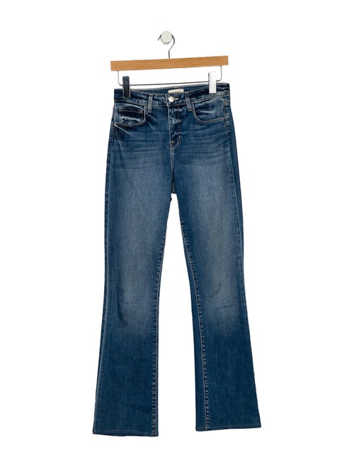 L'Agence Mid-Rise Straight Leg Jeans