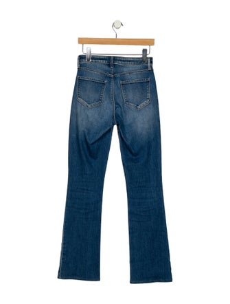 L'Agence Mid-Rise Straight Leg Jeans